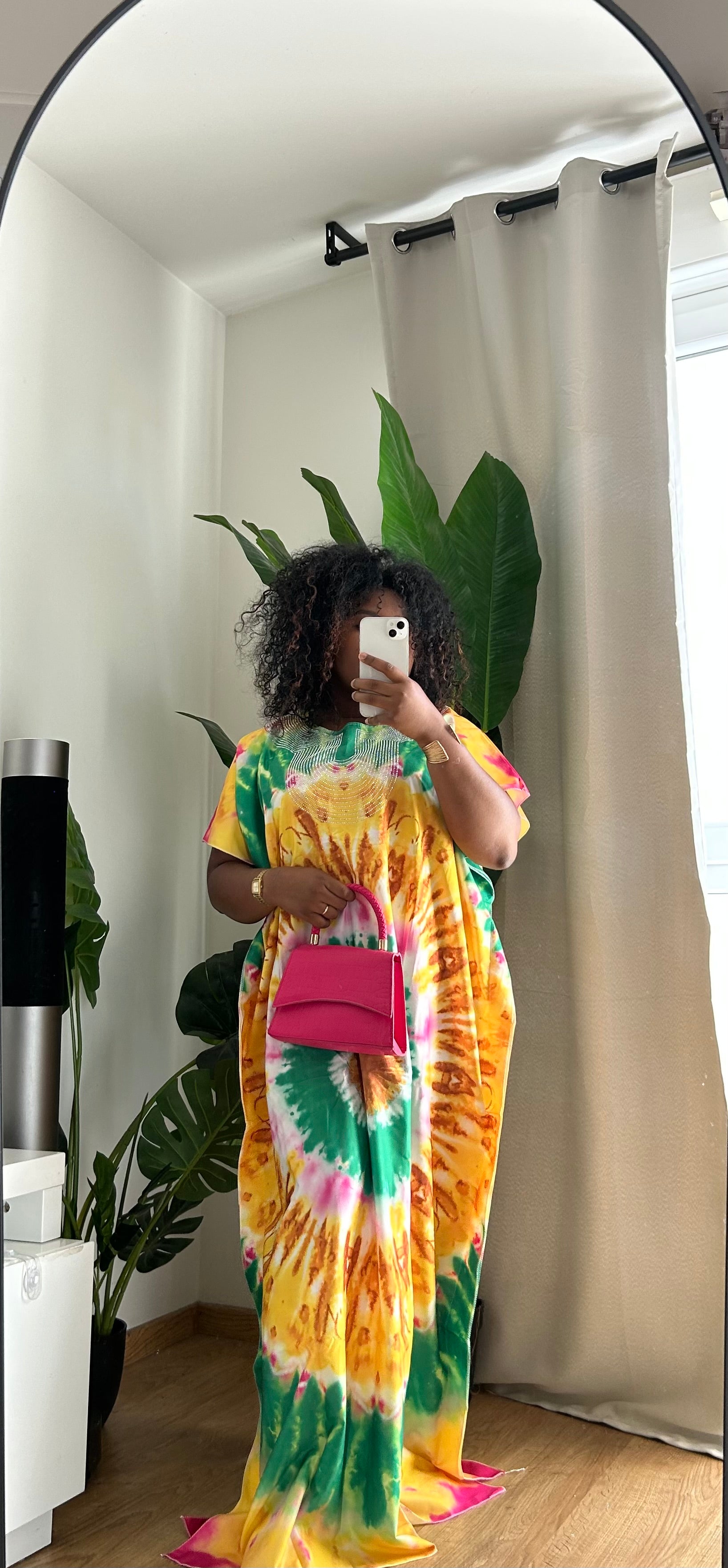 Robe multicolore