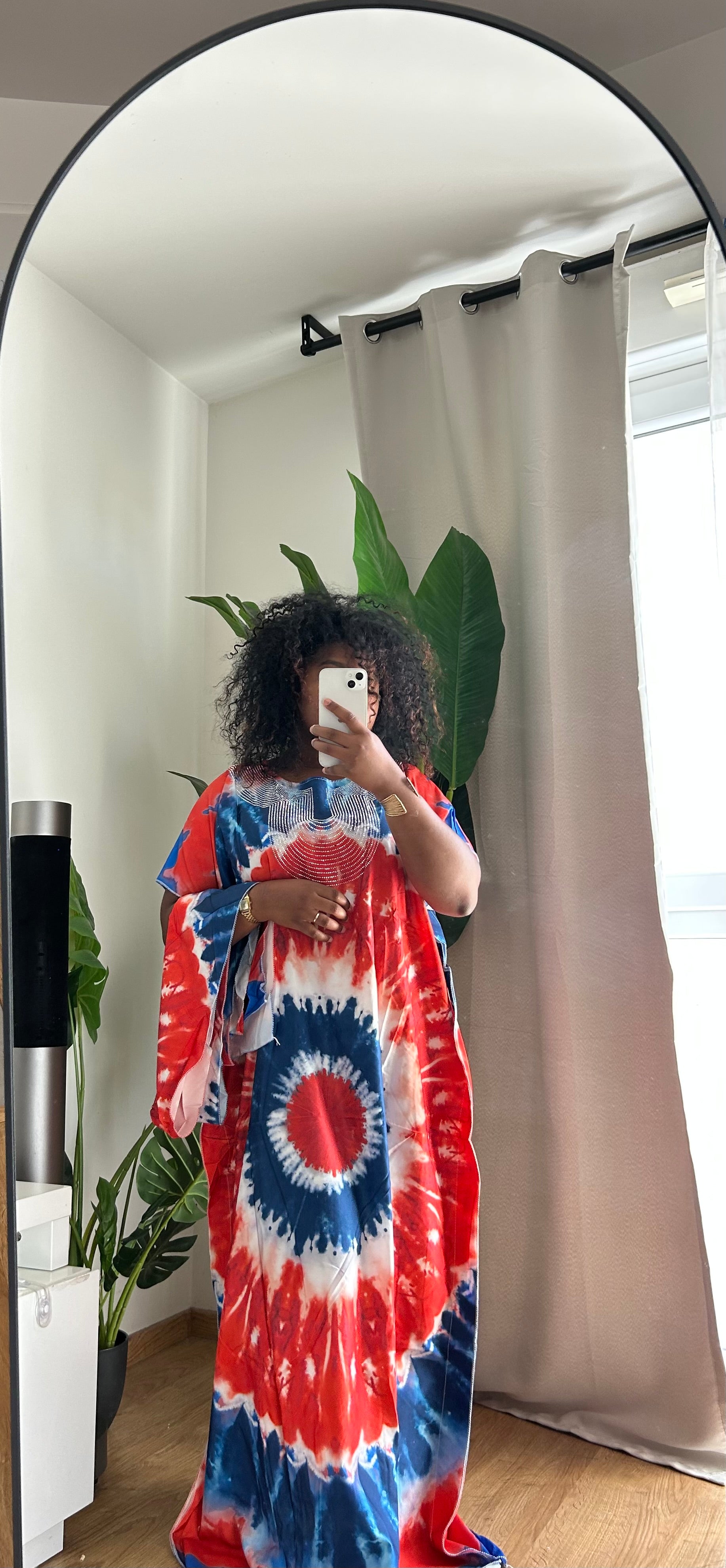Robe multicolore