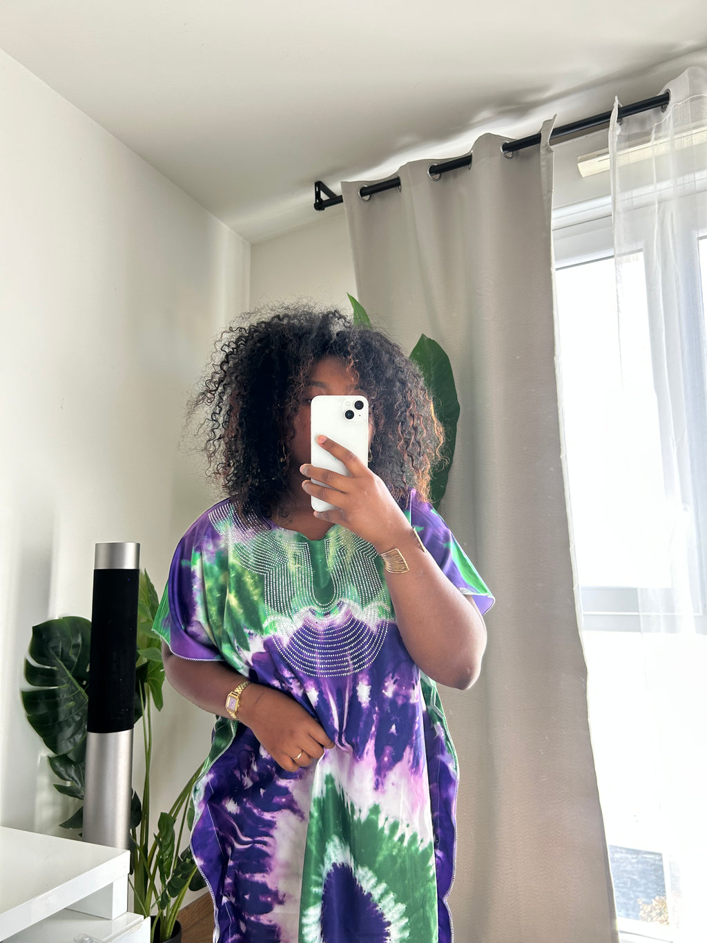 Robe multicolore