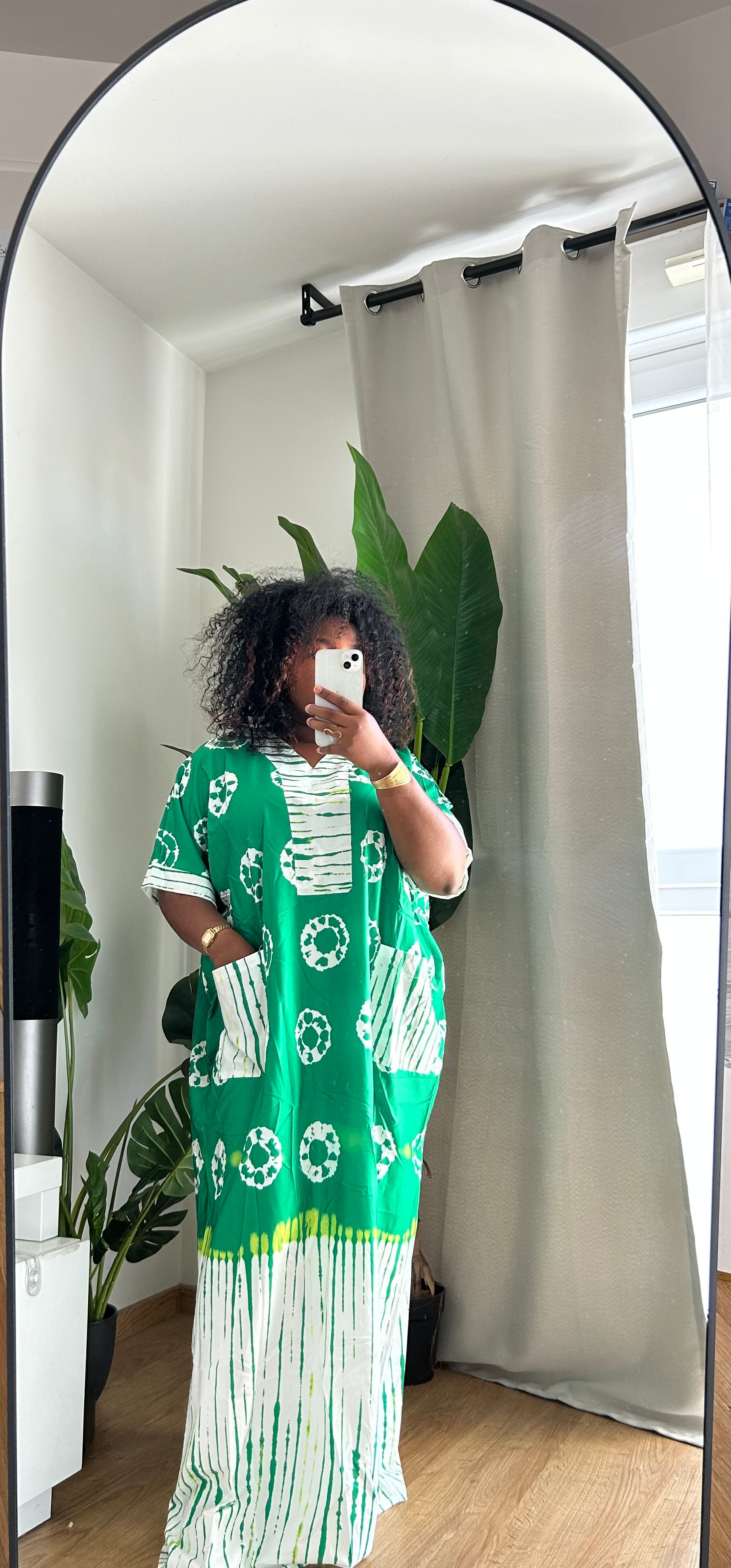 Robe longue avec foulard