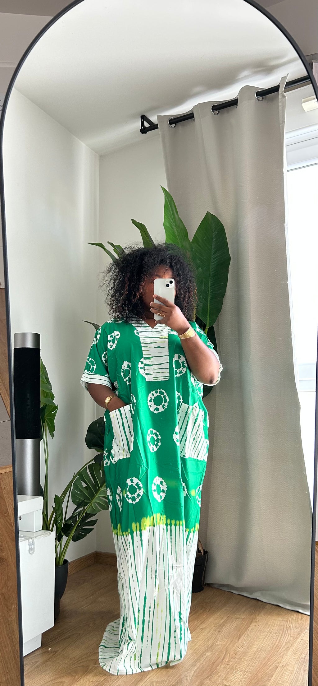 Robe longue avec foulard