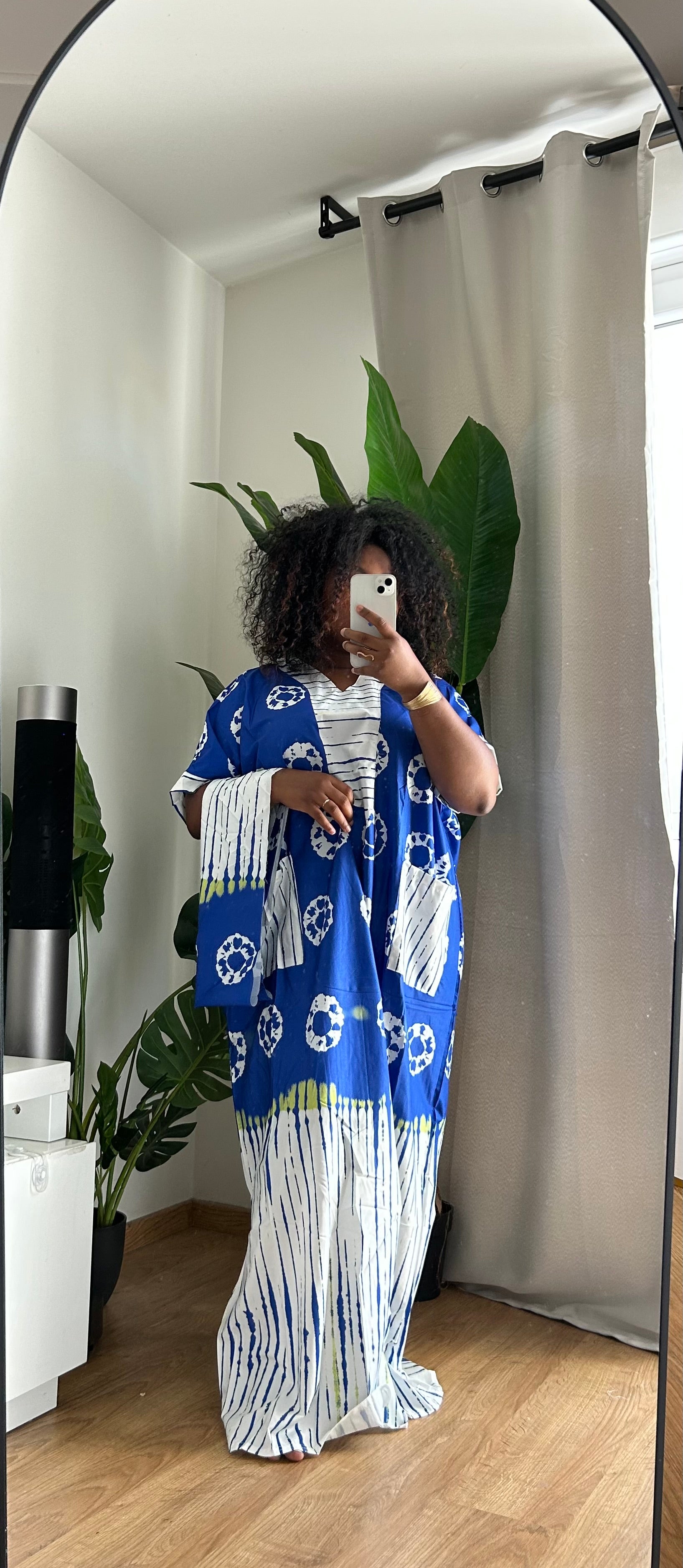 Robe longue avec foulard